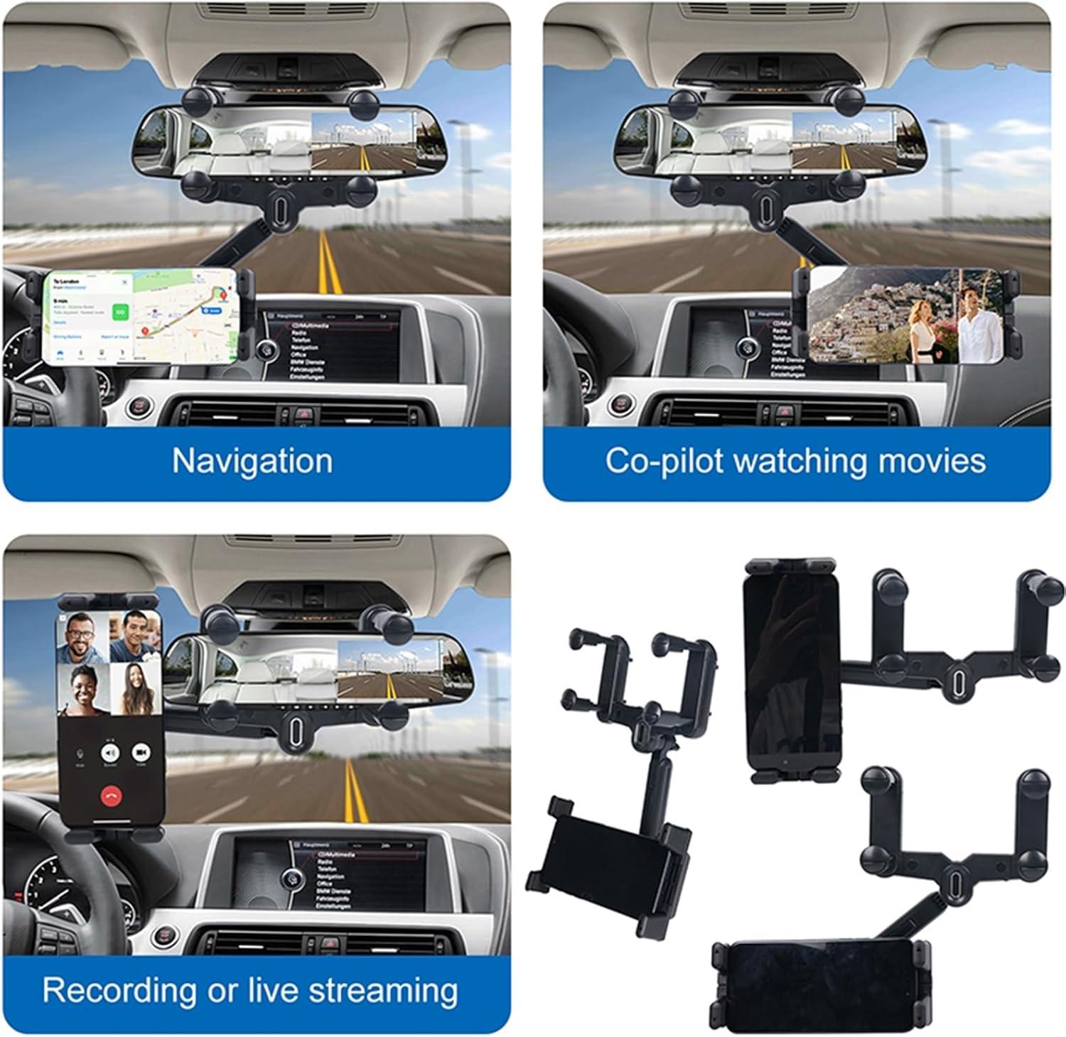 Why We Trust⁢ This 360° Rotatable Rearview Mirror Phone Mount