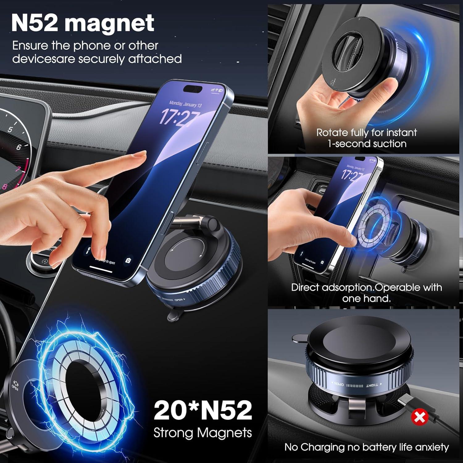 Our Take on the Vacuum ​Magnetic Phone Holder:‍ Secure, ‍Sleek, and ⁤Smart