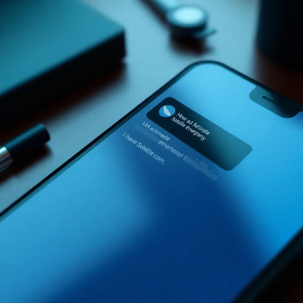 How to Activate⁤ Satellite Emergency Features